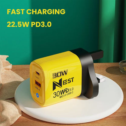 For Iphone 15 16 Pro Max Samsung Fast Charging 22.5W USB-C PD Plug Charger Cable