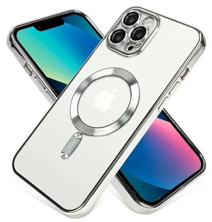 Lens Glass + Magsafe Case for Iphone 17 Pro Max 16 Pro 16E 15 plus 14 13 12 SE 7