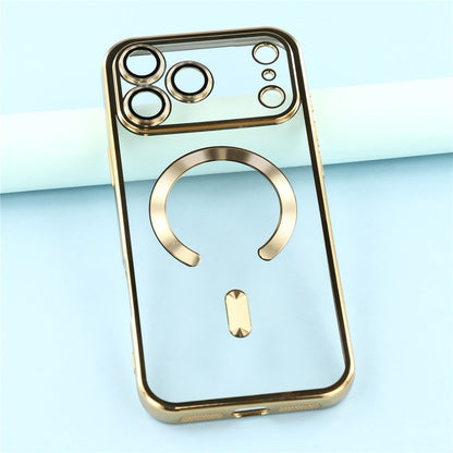 Lens Glass + Magsafe Case for Iphone 17 Pro Max 16 Pro 16E 15 plus 14 13 12 SE 7