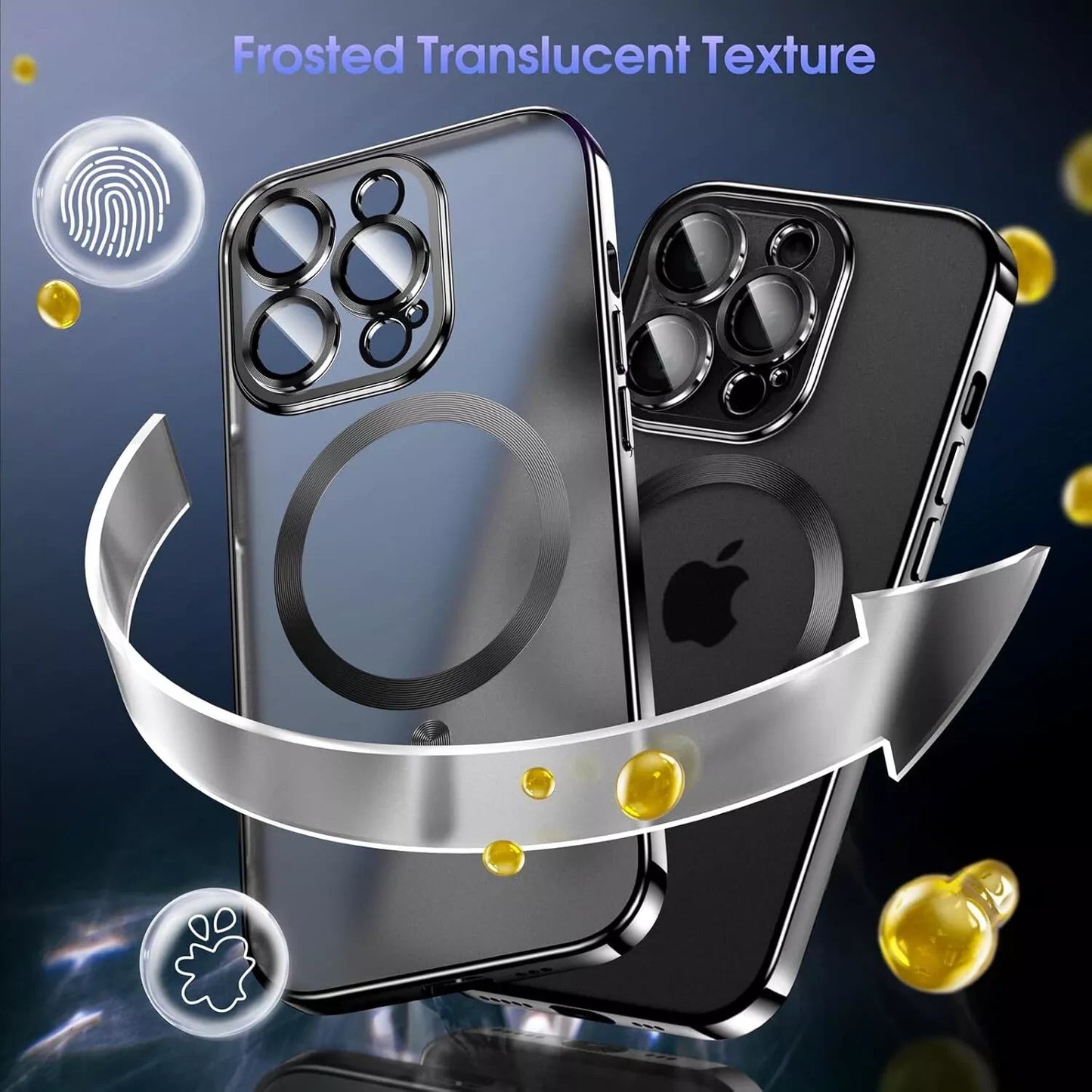 Lens Glass + Magsafe Case for Iphone 17 Pro Max 16 Pro 16E 15 plus 14 13 12 SE 7