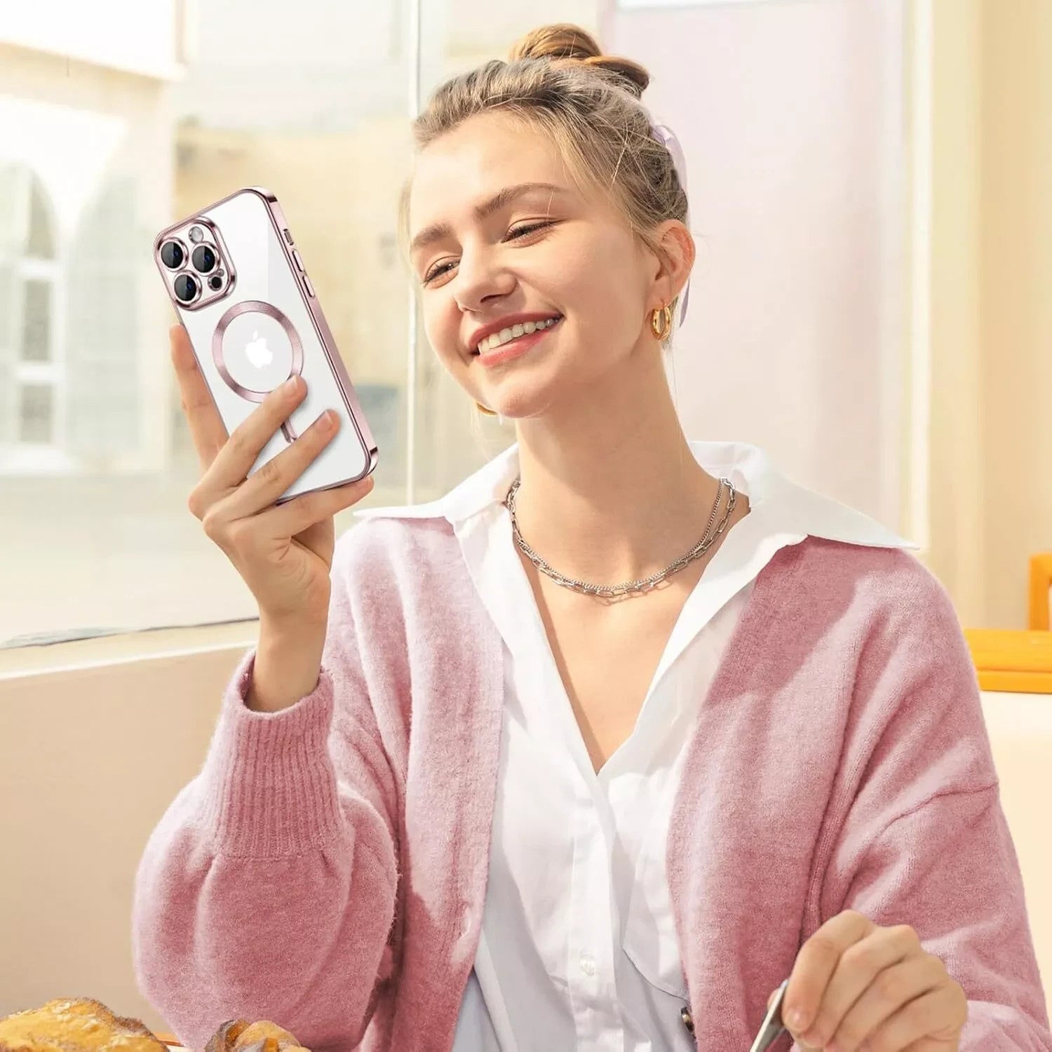 Lens Glass + Magsafe Case for Iphone 17 Pro Max 16 Pro 16E 15 plus 14 13 12 SE 7