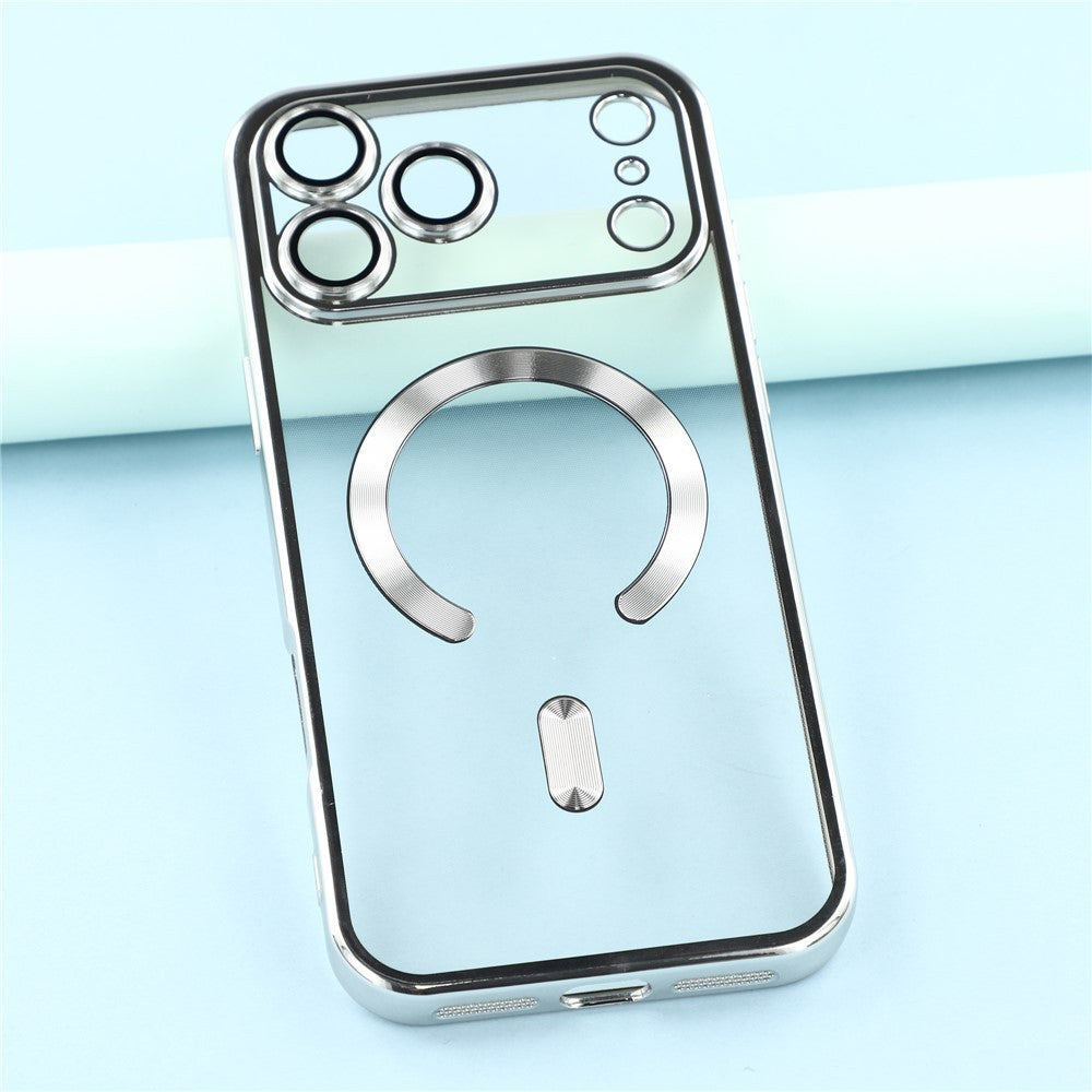 Lens Glass + Magsafe Case for Iphone 17 Pro Max 16 Pro 16E 15 plus 14 13 12 SE 7