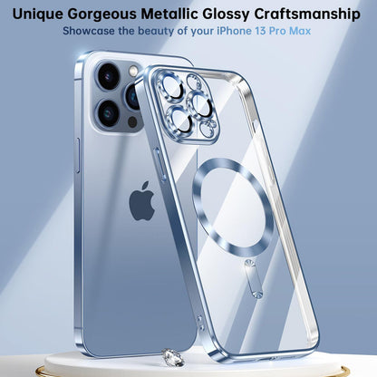 Lens Glass + Magsafe Case for Iphone 17 Pro Max 16 Pro 16E 15 plus 14 13 12 SE 7